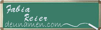 Fabia Reier Visitenkarte